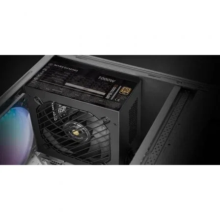 Mars Gaming MPB1000SI Fuente de Alimentación 1000W ATX 80 Plus Gold, Extreme Silence, Ventilador 120mm, AI2-RPM, DC-DC, Cables Planos, 7 Años Garantía Mars Gaming MPB1000SI Fuente de Alimentación 1000W ATX 80 Plus Gold, Extreme Silence, Ventilador 120mm, AI2-RPM, DC-DC, Cables Planos, 7 Años Garantía